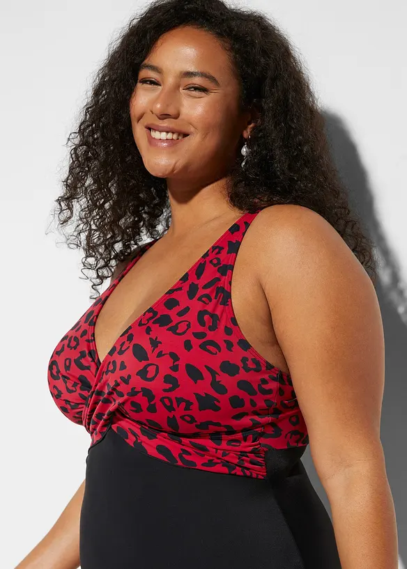 Badedrakt i resirkulert polyamid, bonprix