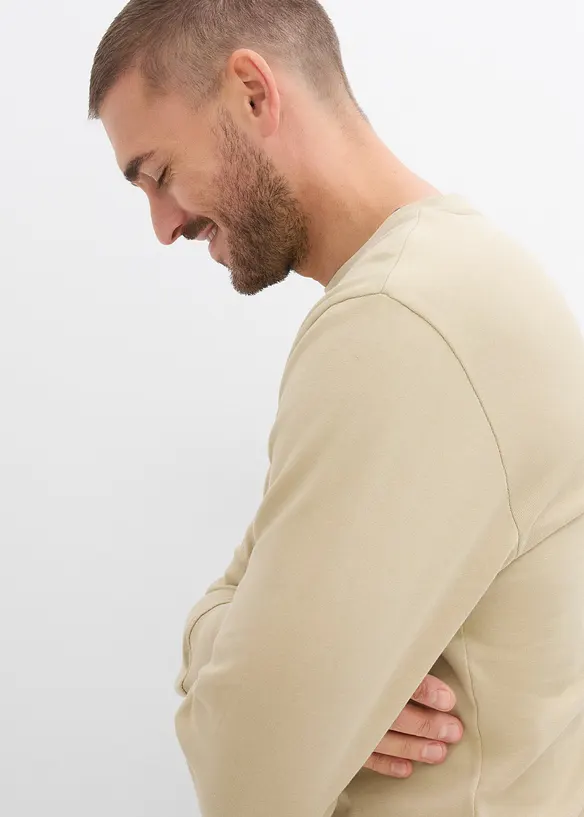 Sweatshirt i økologisk bomull (2-pack), bonprix