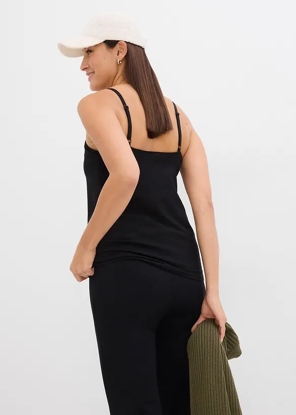 Ammetopper i &oslash;kologisk bomull (2-pack), bonprix