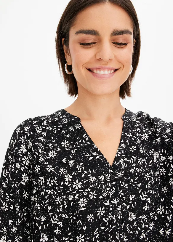 Bluse i lett viskose, bonprix