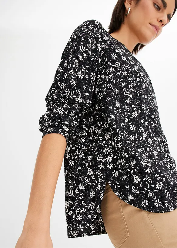 Bluse i lett viskose, bonprix