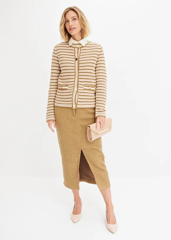 Blyantskjørt i bouclé, bonprix