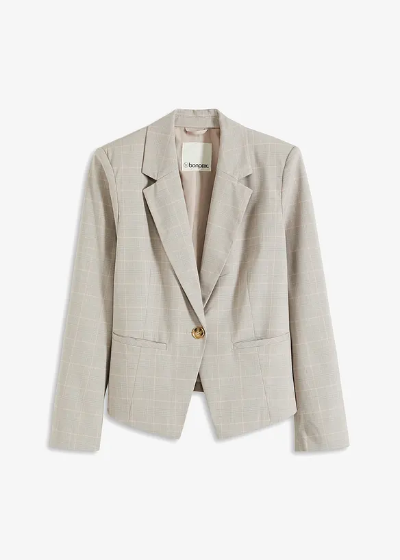 Blazer med glencheck-ruter, bonprix