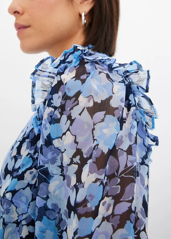 Bluse med print, bonprix