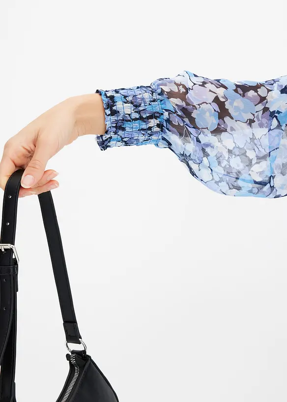 Bluse med print, bonprix