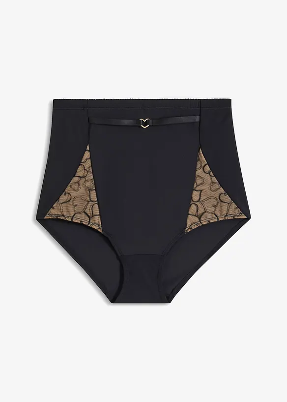 Shape-truse med broderi, middels formende, bonprix