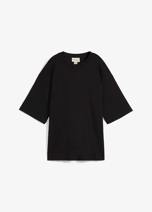 Lang topp i interlock-materiale, bonprix