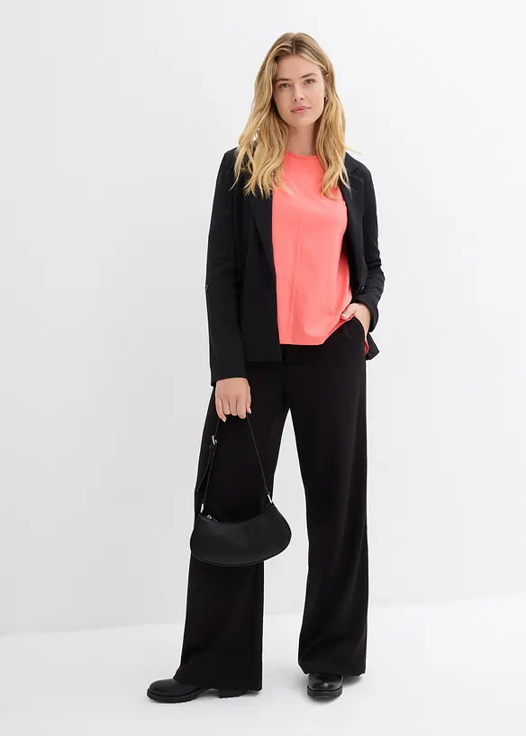 Topp i boxy-modell og &oslash;kologisk bomull, bonprix