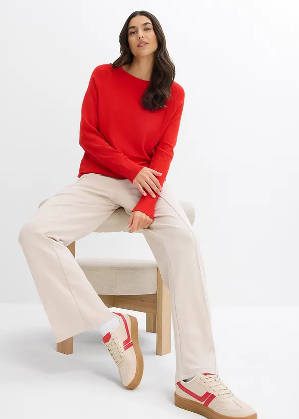 Finstrikket genser, bonprix