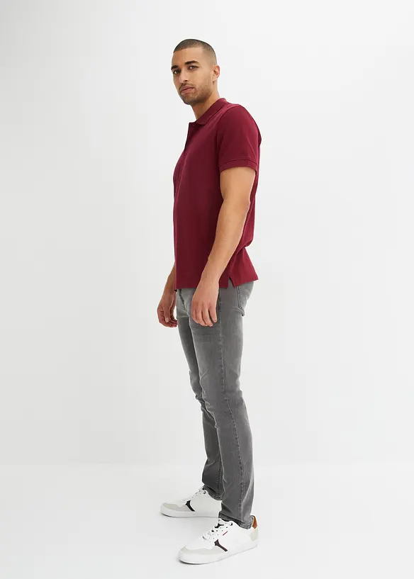 Piké-poloskjorte i 100% økologisk bomull, bonprix