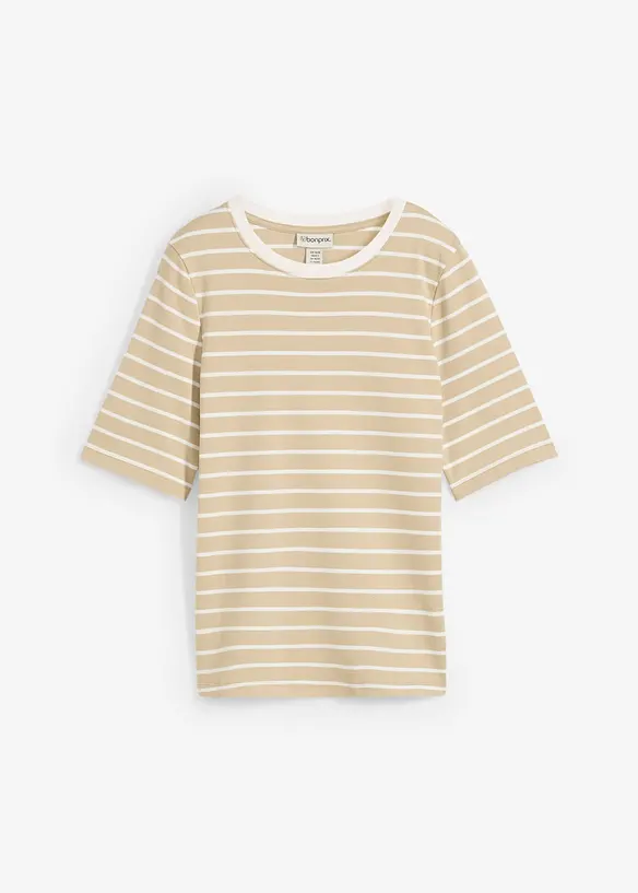 T-skjorte i formstabil, 100% &oslash;kologisk bomull, bonprix