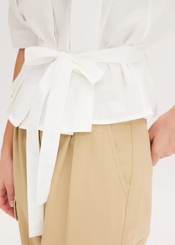 Bluse i ren bomull, bonprix