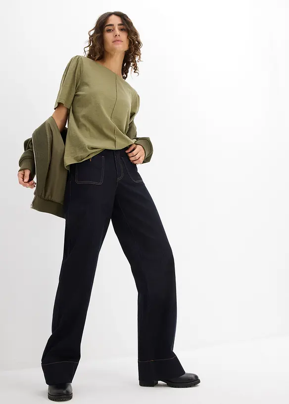 T-skjorte i ren bomull, bonprix