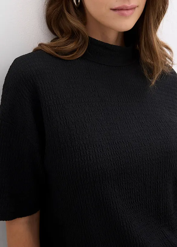 Topp i strukturert krepp, bonprix