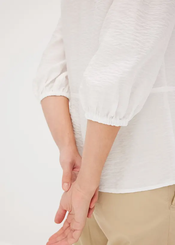 Bluse i lett viskosemiks, bonprix