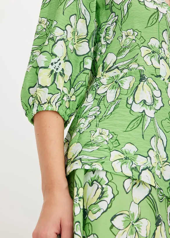 Bluse i lett viskosemiks, bonprix