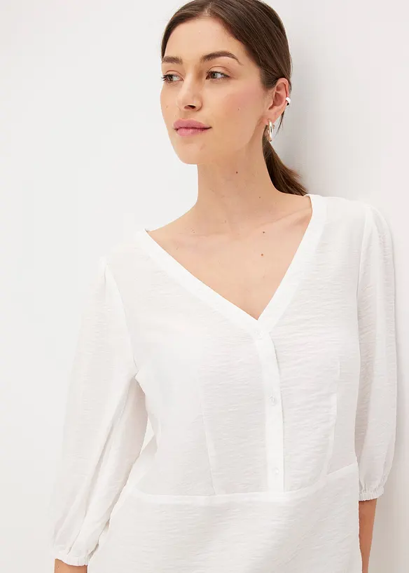 Bluse i lett viskosemiks, bonprix