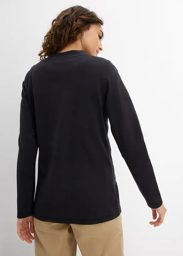 Cardigan i &oslash;kologisk bomull, bonprix