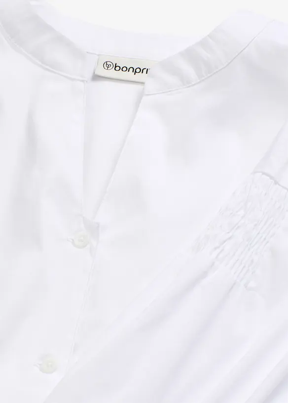 Bluse med lengre bakstykke, bonprix