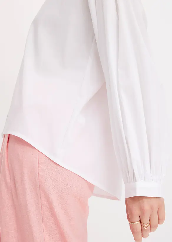 Bluse med lengre bakstykke, bonprix