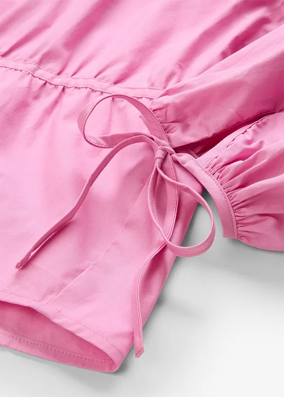 Bluse med sløyfer, bonprix