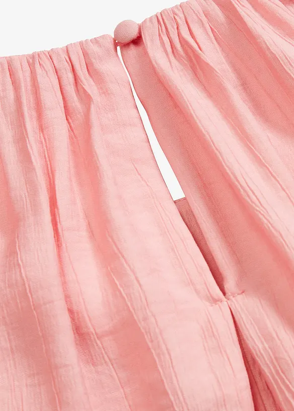 Bluse i krinklet strukturmateriale, bonprix