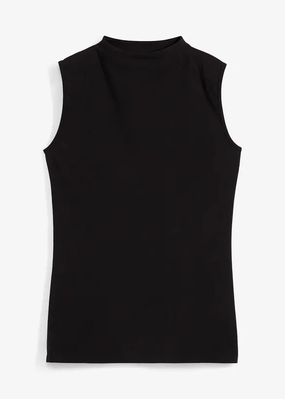 Topp i elastisk bomullsmiks, bonprix