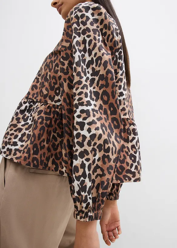 Bluse med sløyfedetaljer, bonprix