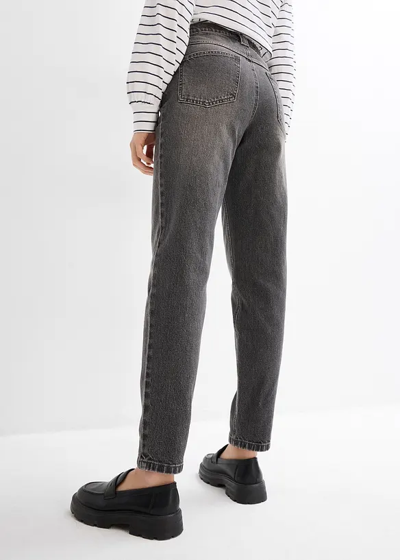 Mom-jeans High Waist, Low Stretch cropped, bonprix