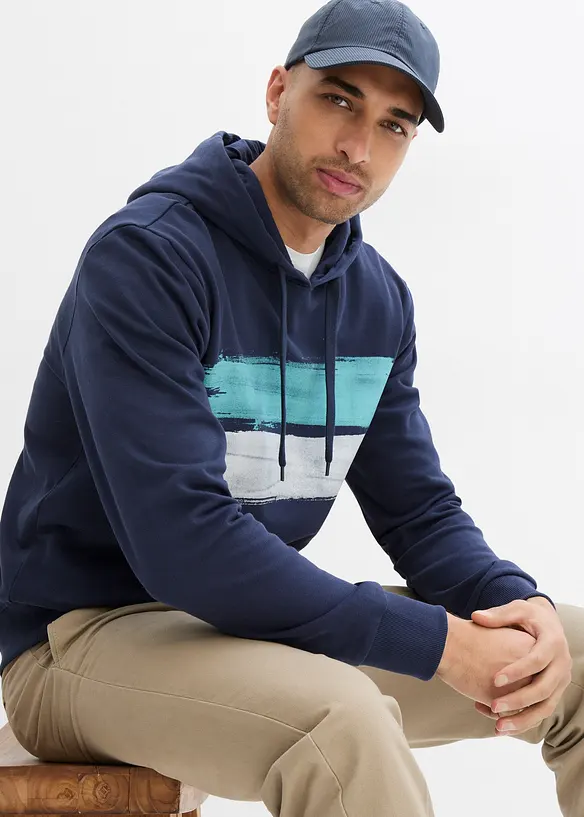 Hettegenser i &oslash;kologisk bomull, bonprix