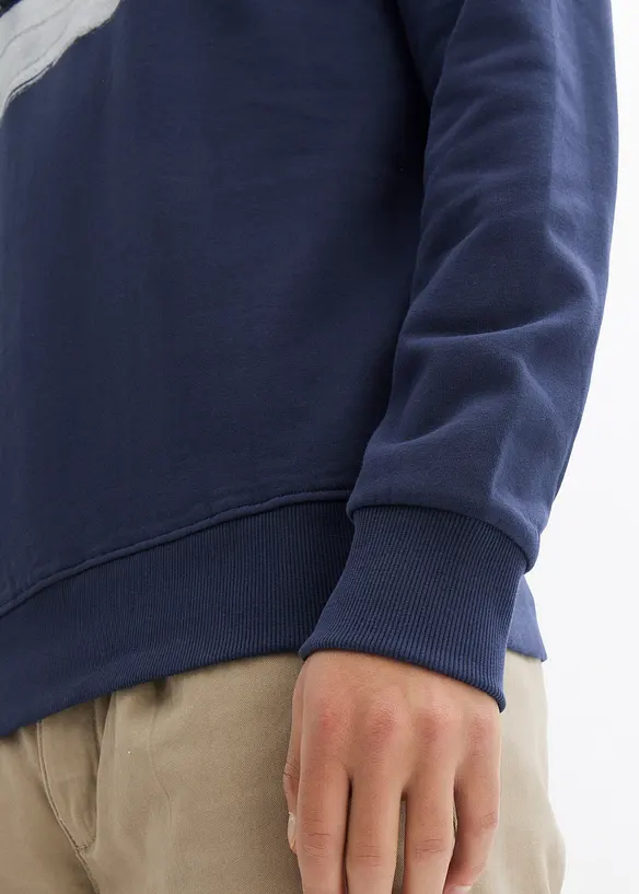 Hettegenser i &oslash;kologisk bomull, bonprix