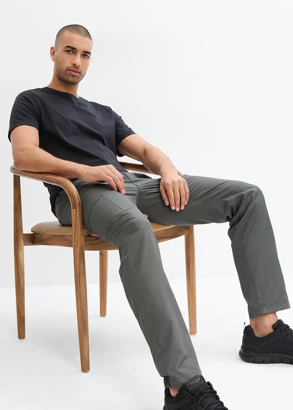 Ultralett, pull on-bukse med cargolommer og bionic-finish, vannavvisende, bonprix