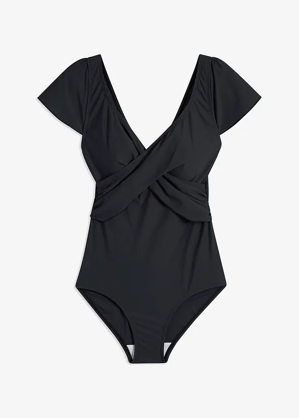 Shape-badedrakt i omslagsstil, lett formende, bonprix