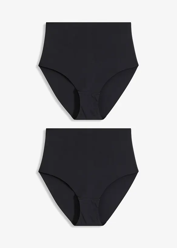 Sømløs shape-truse med lett formende effekt (2-pack), bonprix
