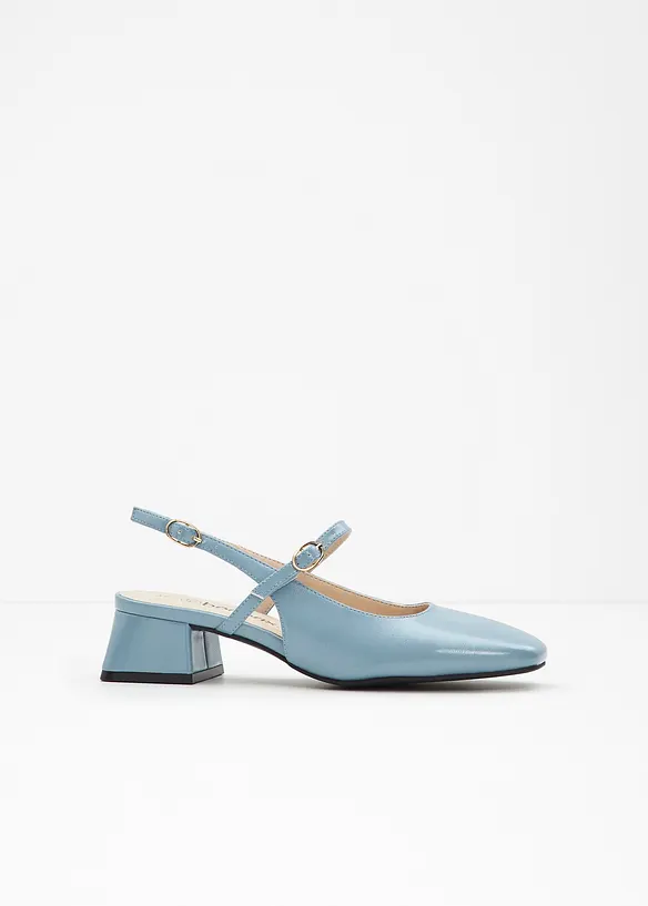 Slingbacks med remmer, bonprix
