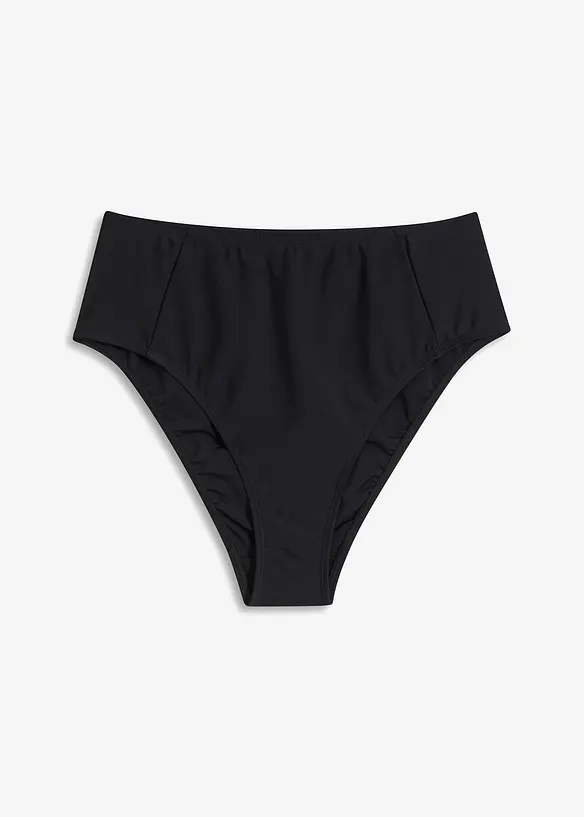 High Waist-bikinitruse med h&oslash;y benskj&aelig;ring, bonprix