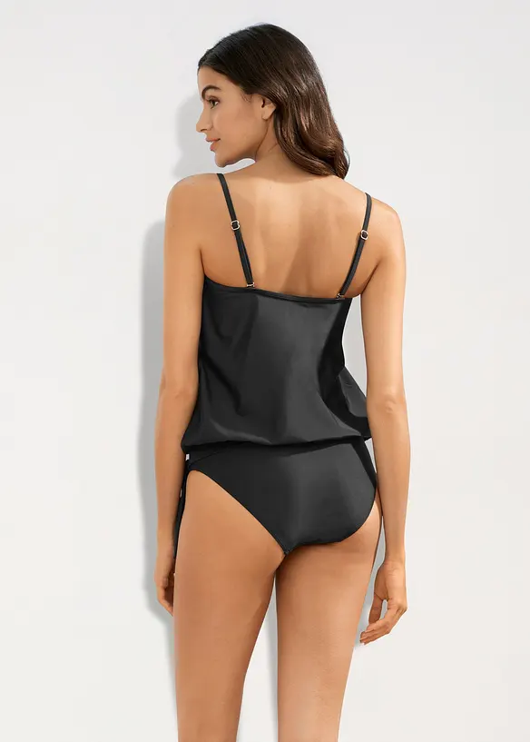 Oversized tankini med avtagbare skulderstropper (2-delt sett), bonprix