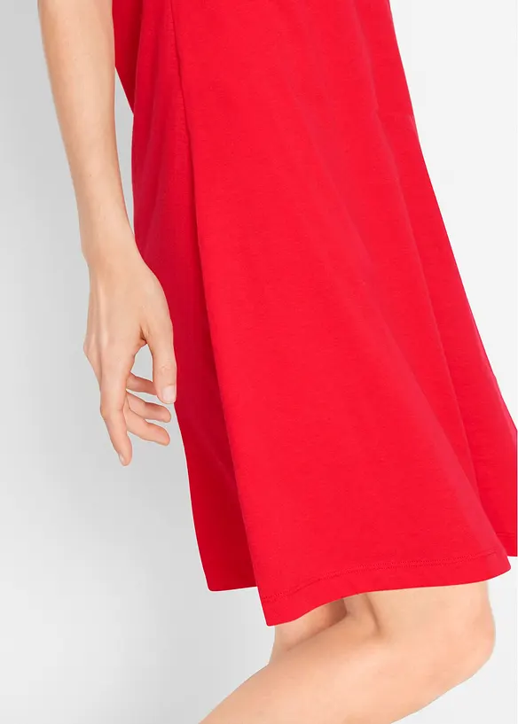 Trikotkjole i 100% &oslash;kologisk bomull, bonprix