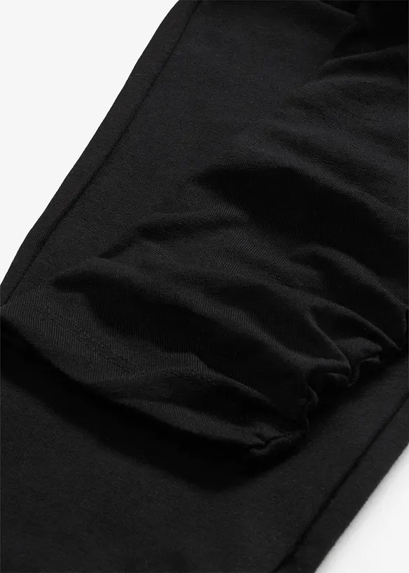 Leggings i bomull med bred komfortlinning, bonprix