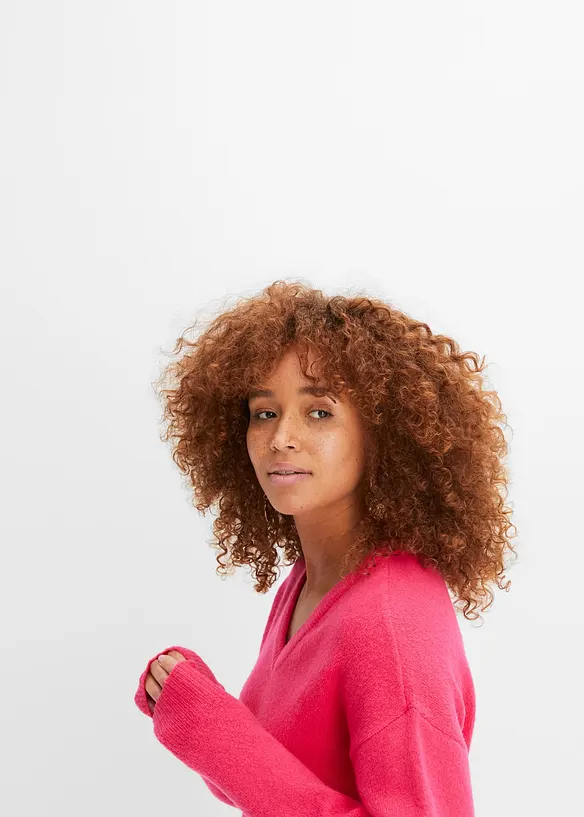 Oversized strikkegenser, bonprix