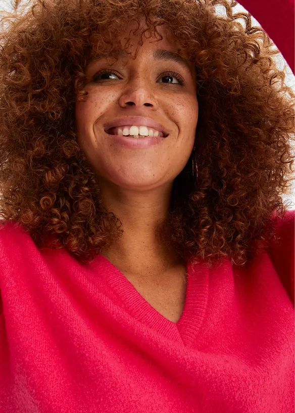 Oversized strikkegenser, bonprix