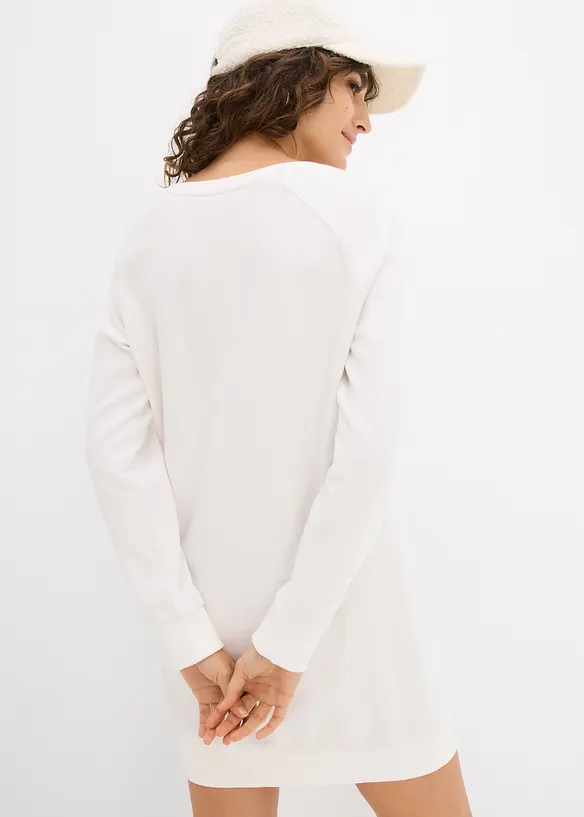Sweatshirtkjole i myk frottè, bonprix