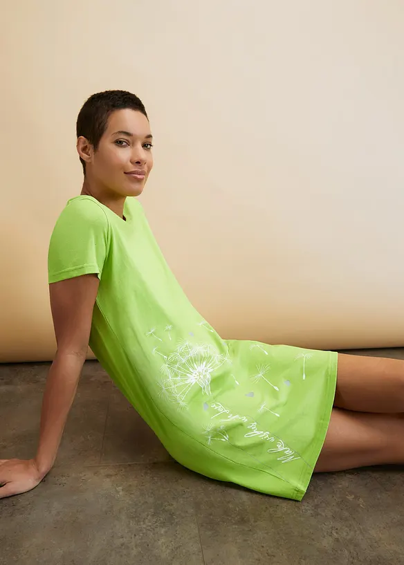 Nattskjorte av økologisk bomull, bonprix