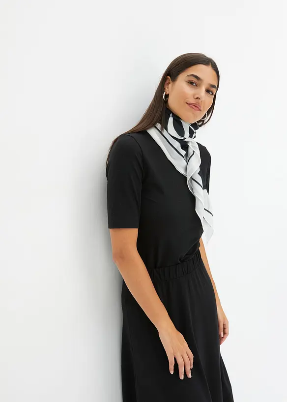 Topp med rullekrage, bonprix