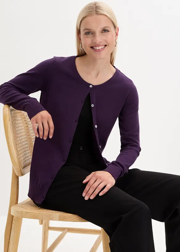 Cardigan i smal modell, bonprix