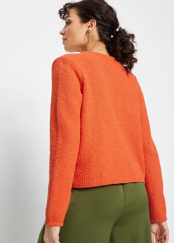Cardigan i bouclé, bonprix