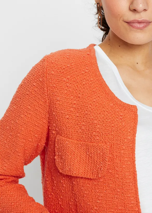 Cardigan i bouclé, bonprix