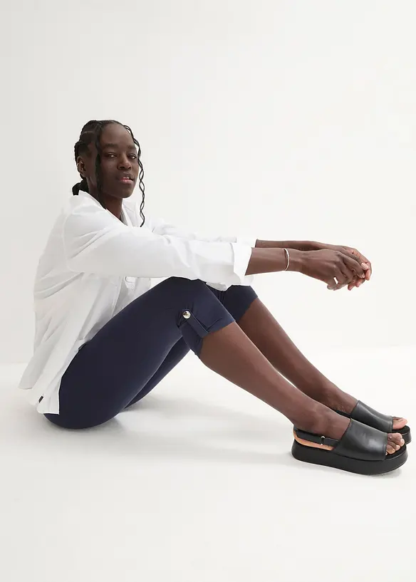 Caprileggings i økologisk bomull, bonprix