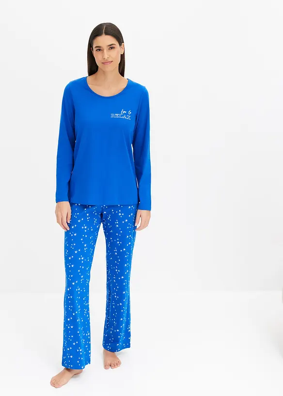 Pyjamas i 100% bomull, bonprix