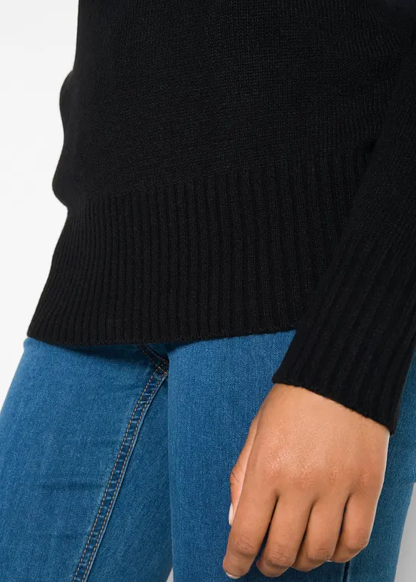 Basic genser med høy hals, bonprix